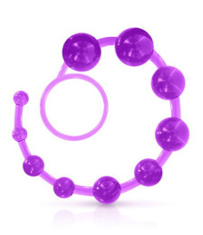 Chapelet anal souple violet - CC570032